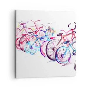 Impression sur toile - Image sur toile - Congrès du club Antymoto - 60x60 cm