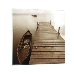 Impression sur verre - Image sur verre - Le grand silence - 30x30 cm