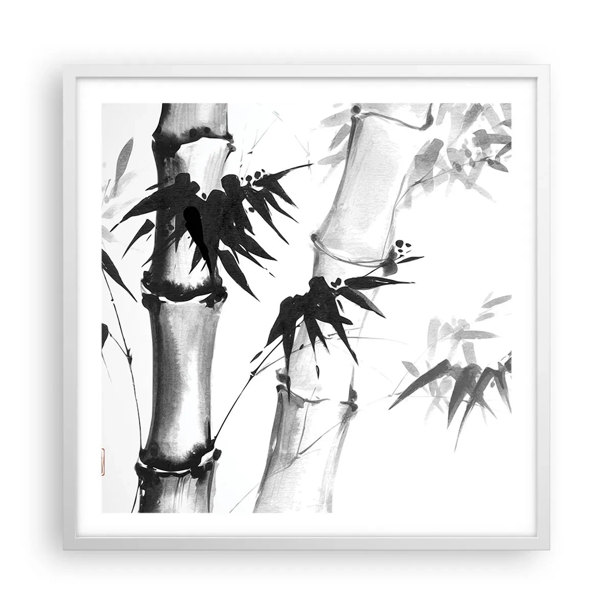 Affiche dans un cadre blanc - Poster - Gros plan sur l'orient - 60x60 cm