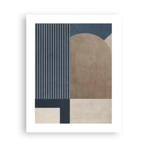 Affiche - Poster - Composition simple et en rondeur - 40x50 cm