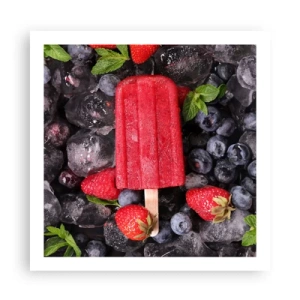 Affiche - Poster - Le goût d’un été chaud - 60x60 cm