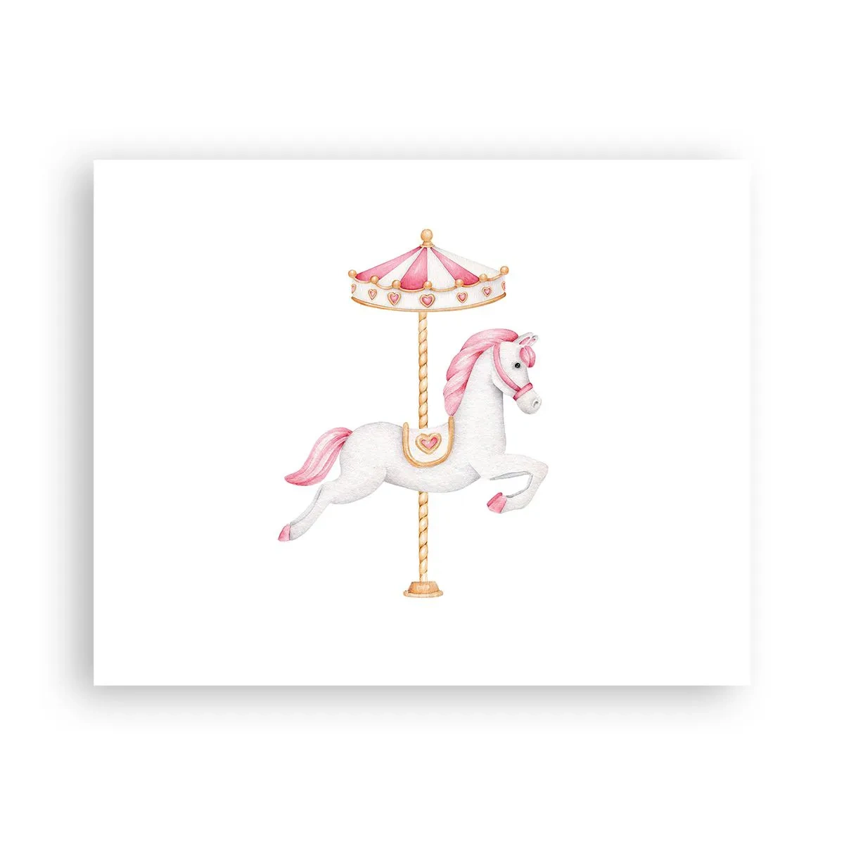 Affiche - Poster - Les sabots en avant - 50x40 cm