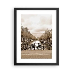 Affiche dans un cadre noir - Poster - Ambiance hollandaise - 30x40 cm