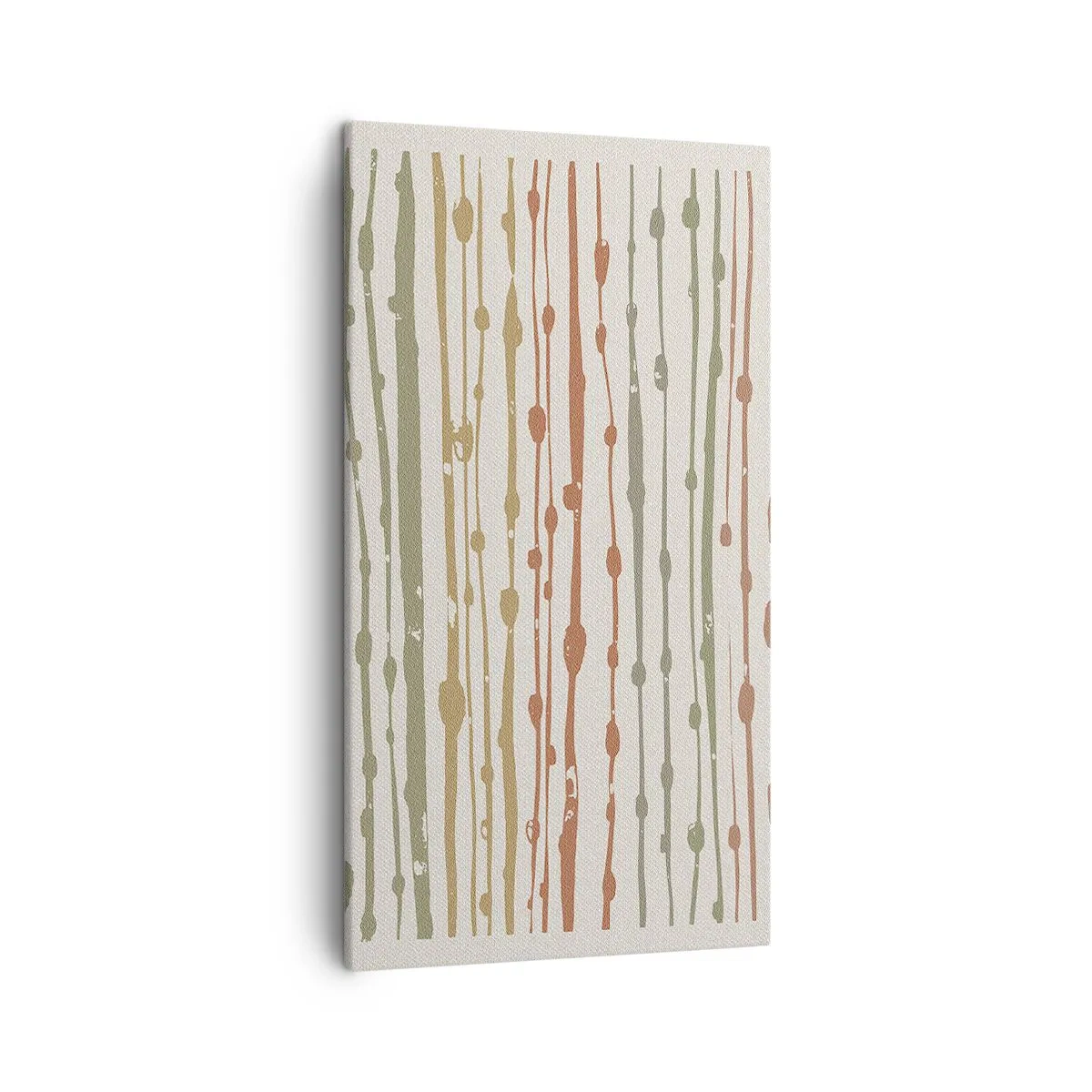 Impression sur toile - Image sur toile - Notation musicale des couleurs - 45x80 cm