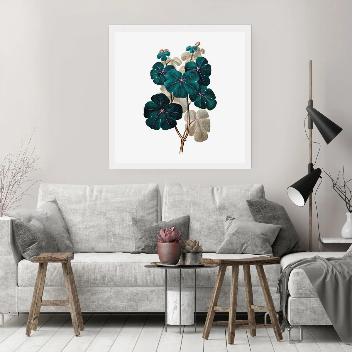 Affiche - Poster - De l'ancien herbier - 30x30 cm