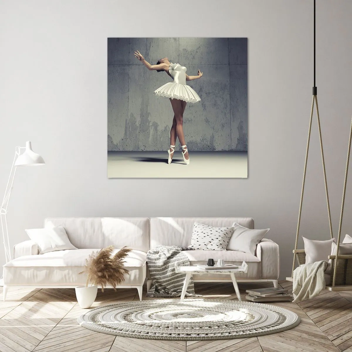 Impression sur toile - Image sur toile - Léger comme un oiseau - 30x30 cm