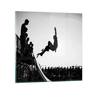 Impression sur verre - Image sur verre - Héros et spectateurs - 50x50 cm