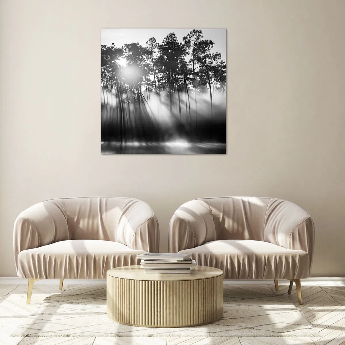 Impression sur verre - Image sur verre - Soleil inarrêtable - 50x50 cm