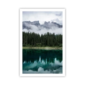 Affiche - Poster - Chut, chut, ne réveillons pas l'eau qui dort - 61x91 cm