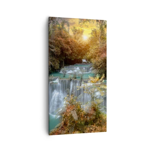 Impression sur toile - Image sur toile - Trésor caché de la forêt - 55x100 cm