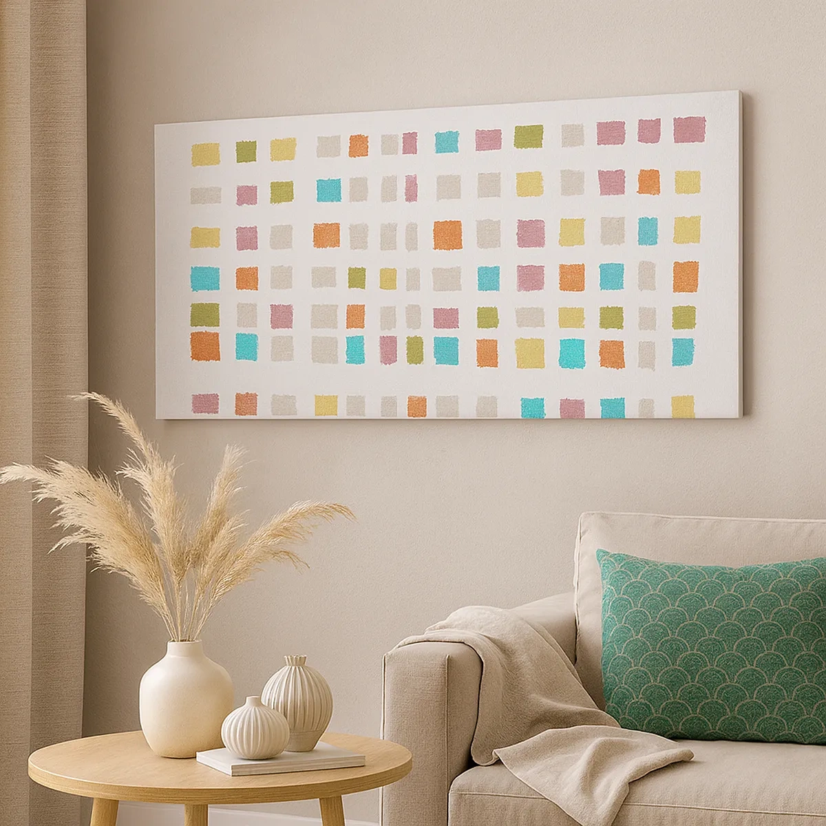 Impression sur toile - Image sur toile - Jeu inconnu - 30x30 cm