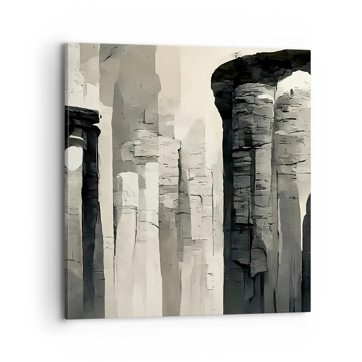 Impression sur toile - Image sur toile - La majesté de l'Antiquité - 70x70 cm