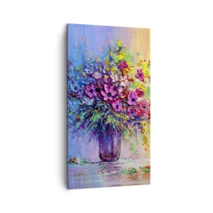 Impression sur toile - Image sur toile - Cadeau d'été de la prairie - 45x80 cm