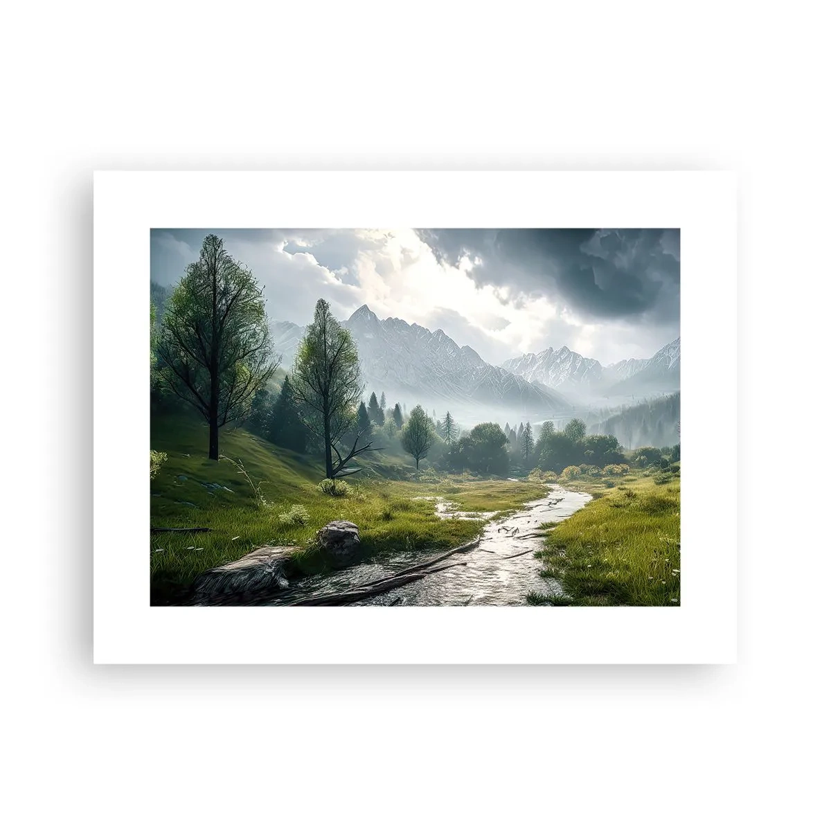 Affiche - Poster - Aller et retour - 40x30 cm