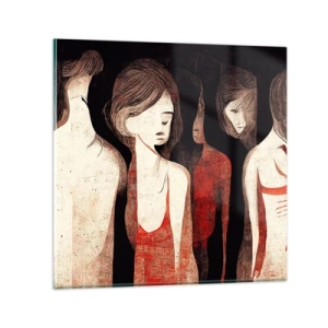 Impression sur verre - Image sur verre - Madones des ténèbres - 40x40 cm