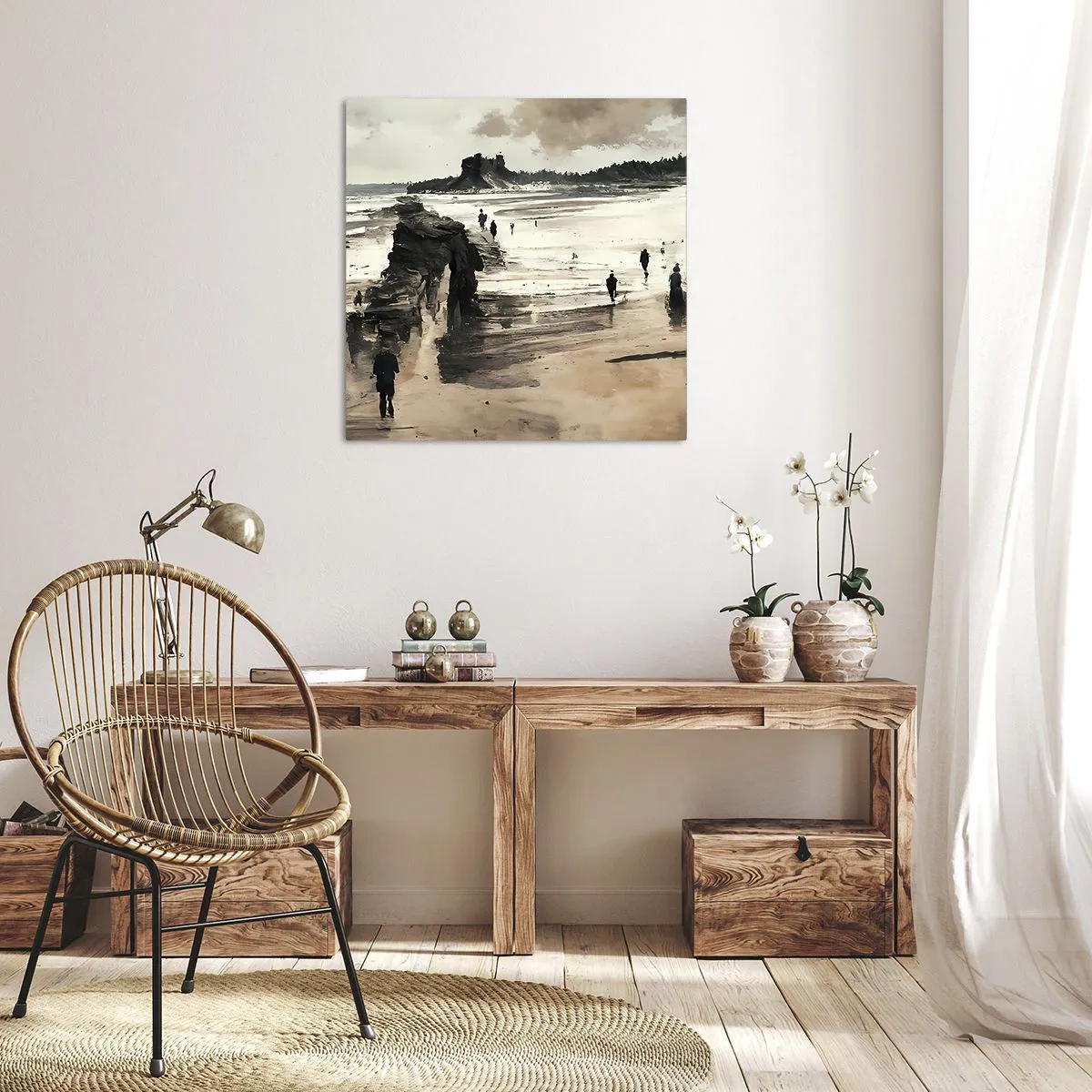 Impression sur toile - Image sur toile - Invoqué - 40x40 cm