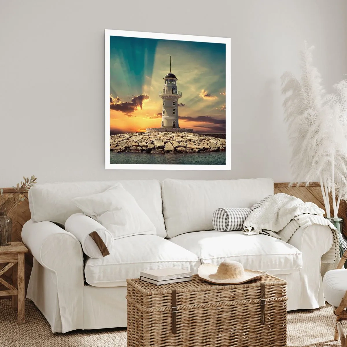 Affiche - Poster - Lumière - Bonté - Beauté - 30x30 cm