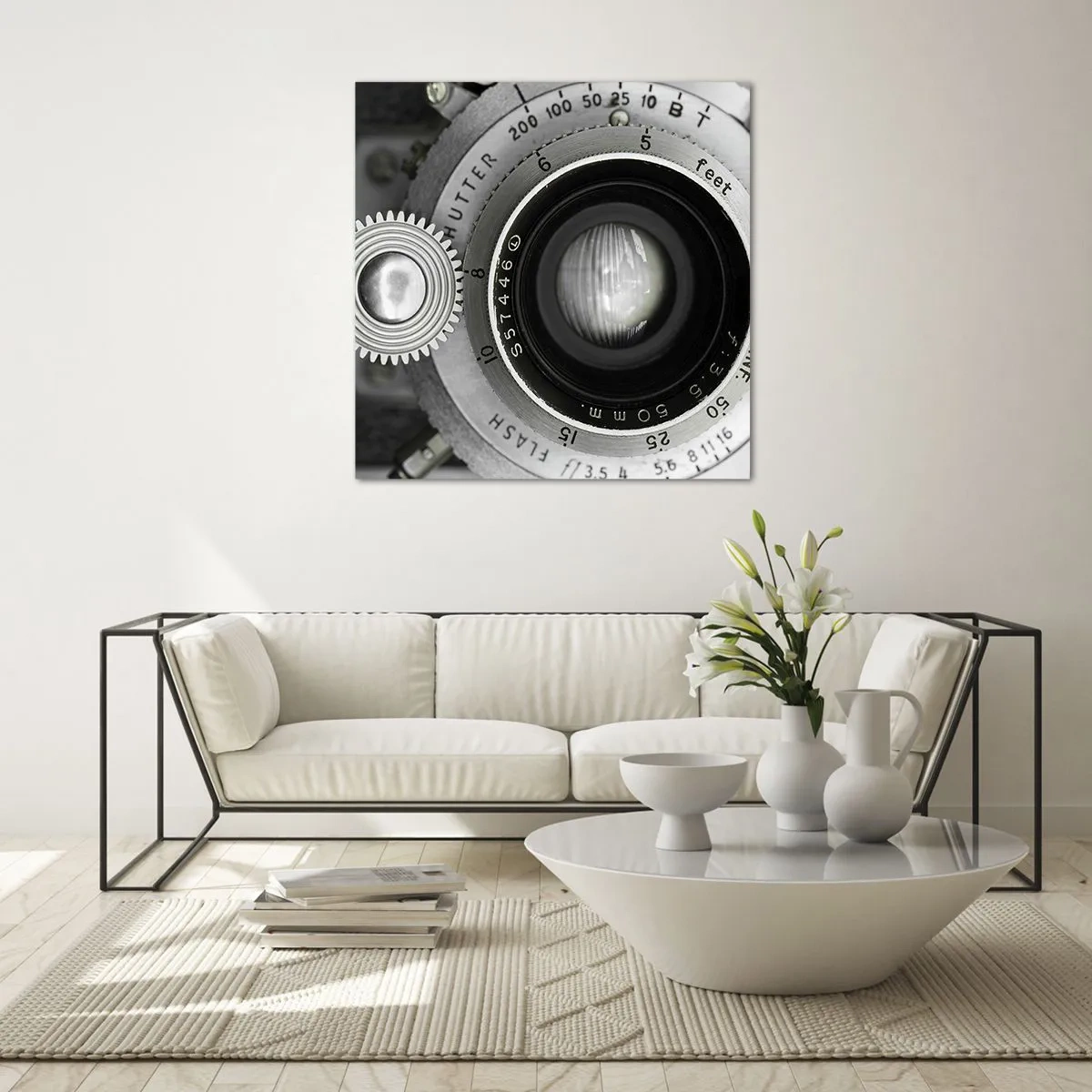 Impression sur verre - Image sur verre - Histoire d'Hollywood - 40x40 cm