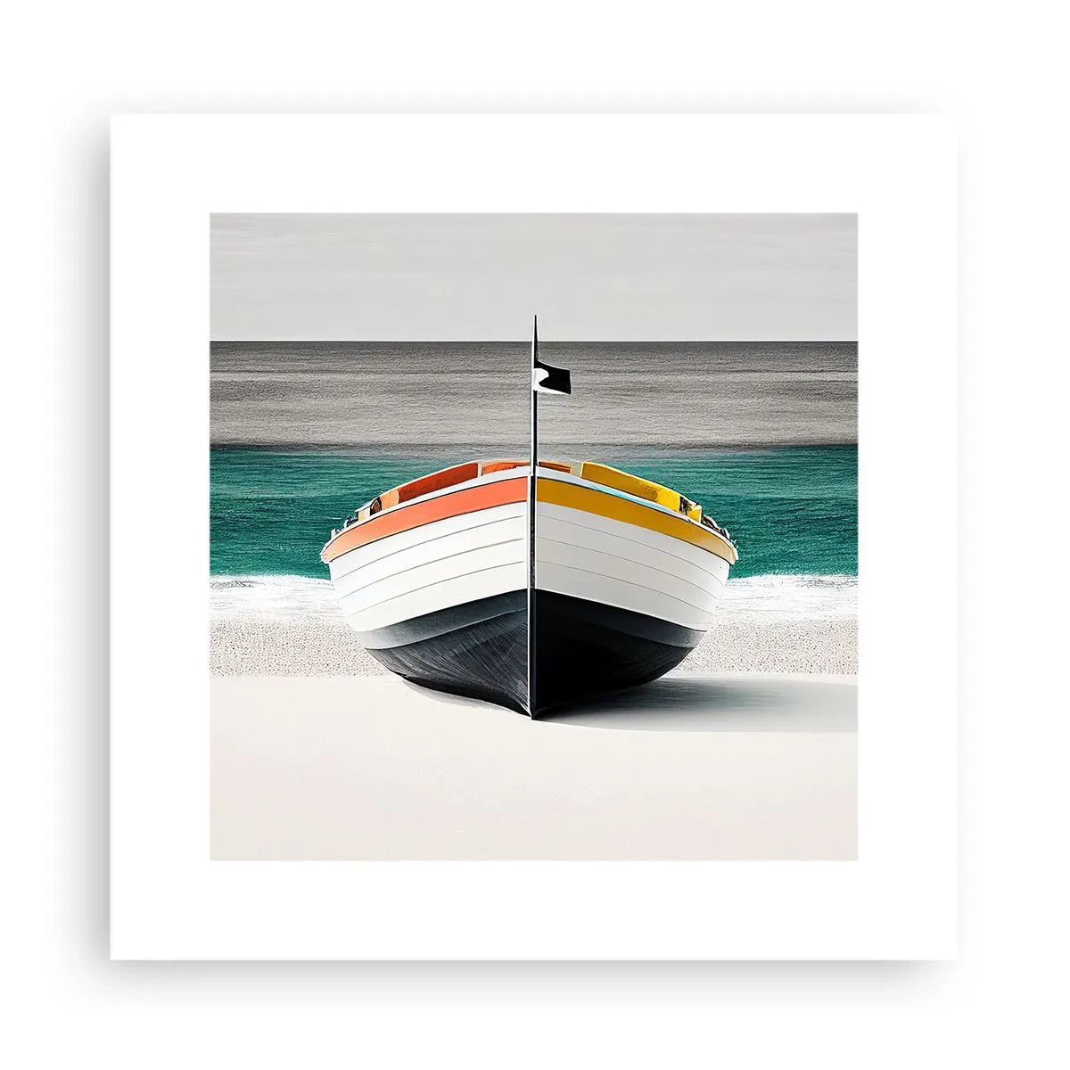 Affiche - Poster - A sa place - 30x30 cm