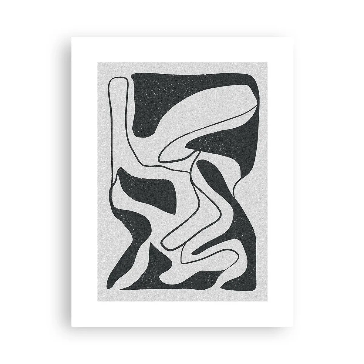 Affiche - Poster - Amusement de labyrinthe abstrait - 30x40 cm