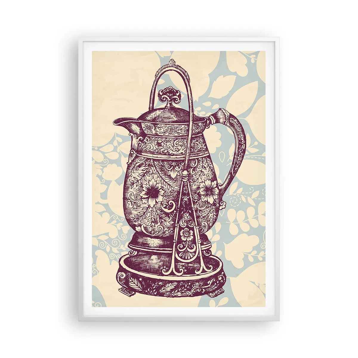 Affiche dans un cadre blanc - Poster - La beauté du quotidien - 70x100 cm