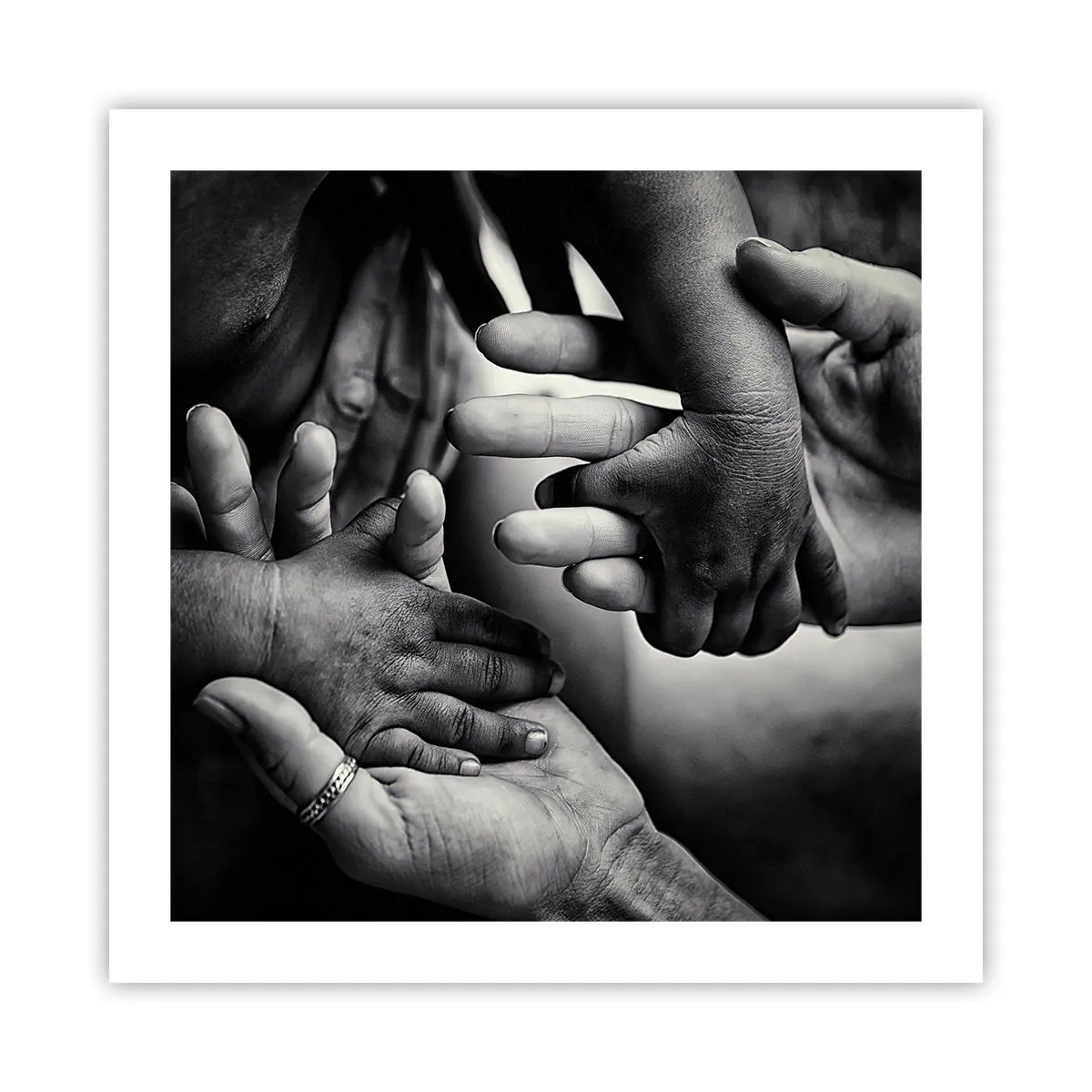 Affiche - Poster - Être humain - 50x50 cm