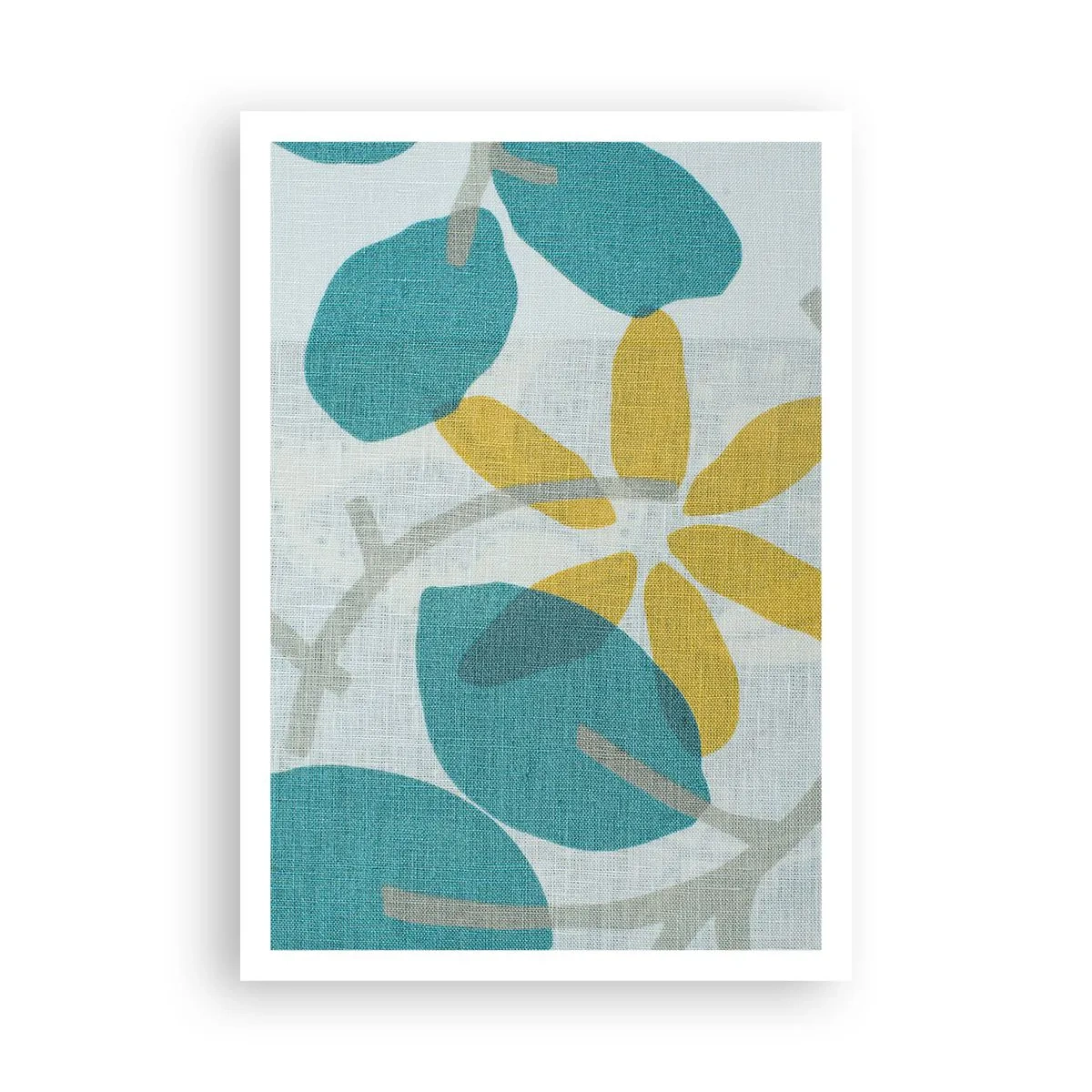 Affiche - Poster - Wśród lazurowych liści - 70x100 cm