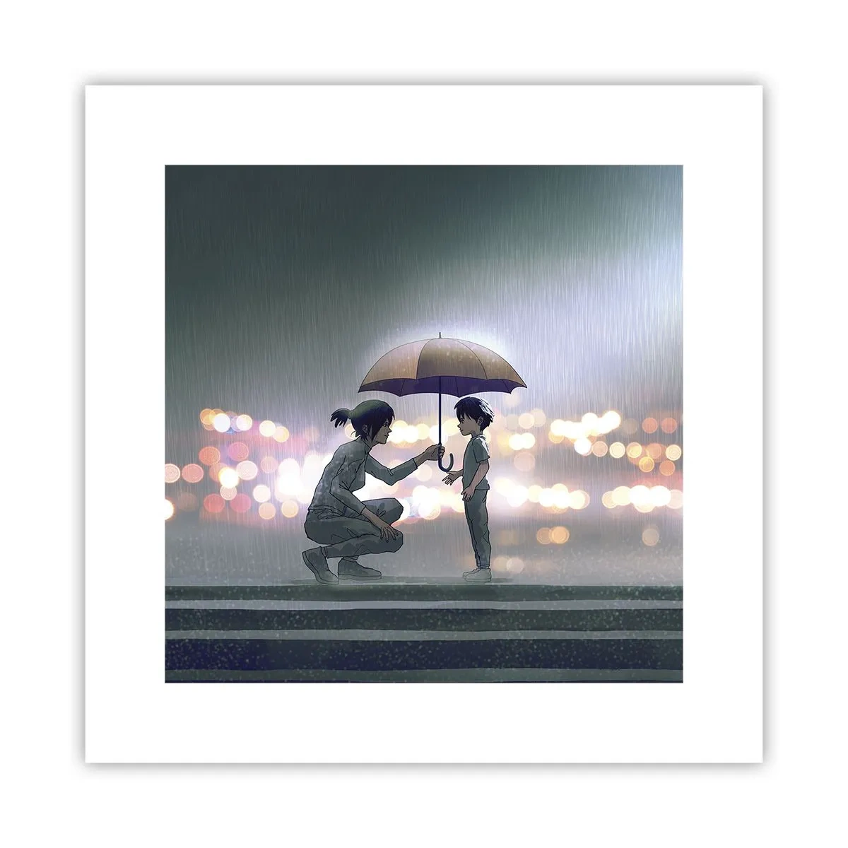 Affiche - Poster - Et maintenant, tout va bien - 30x30 cm