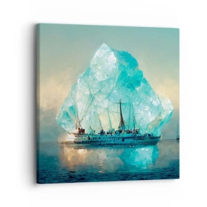 Impression sur toile - Image sur toile - Diamant arctique - 30x30 cm