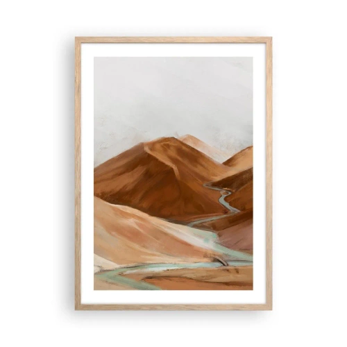 Affiche dans un chêne clair - Poster - A la source - 50x70 cm