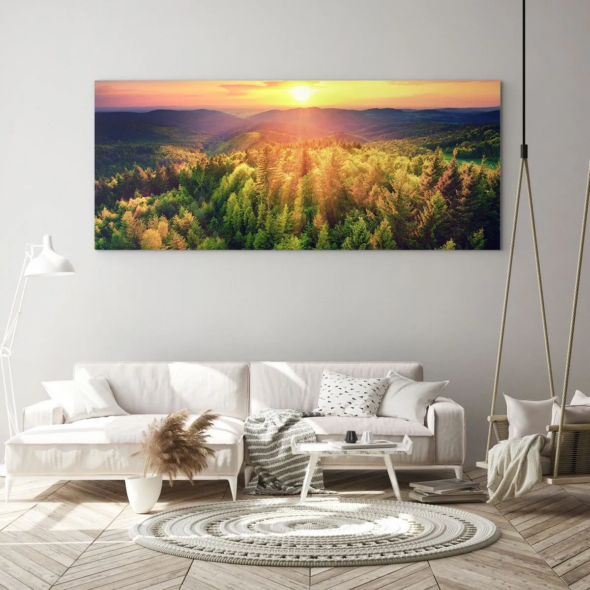Impression sur verre - Image sur verre - Monts et sommets - 100x40 cm