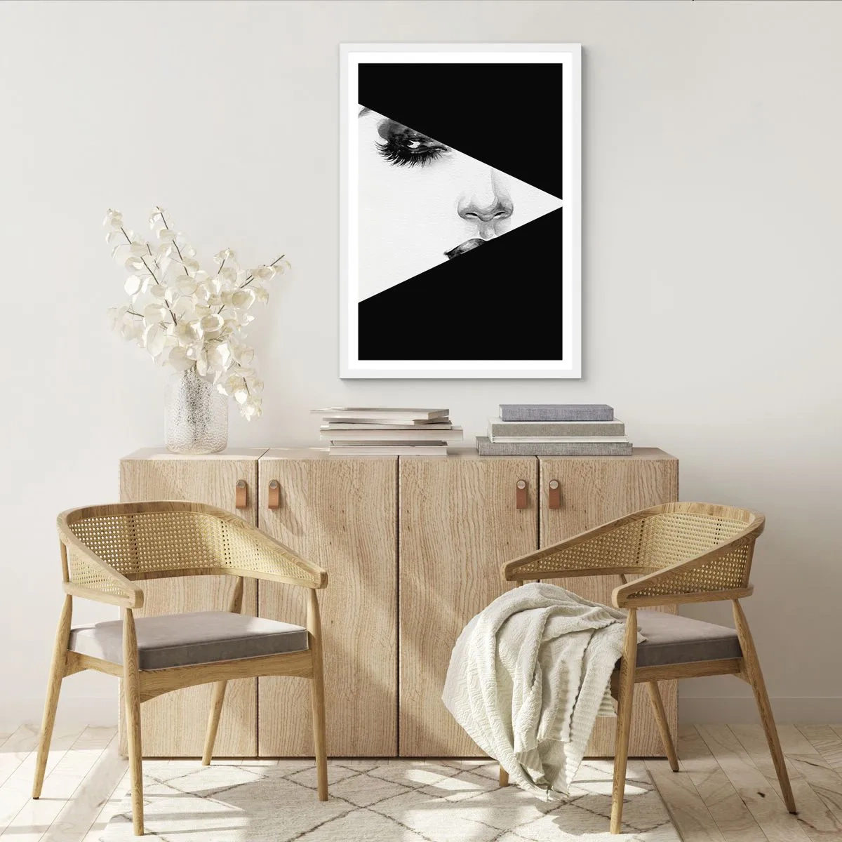 Affiche dans un cadre blanc - Poster - Toujours inconnu - 30x40 cm