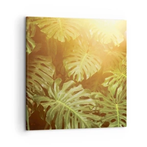 Impression sur toile - Image sur toile - Se fondre dans la verdure - 60x60 cm