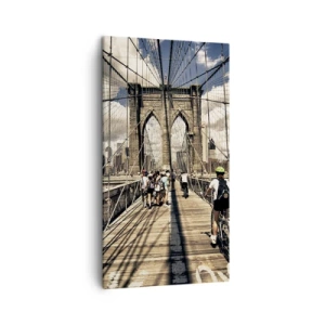 Impression sur toile - Image sur toile - Directement en plein coeur de la ville - 45x80 cm