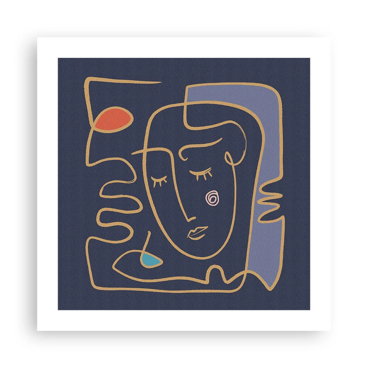 Affiche - Poster - En réflexion - 50x50 cm