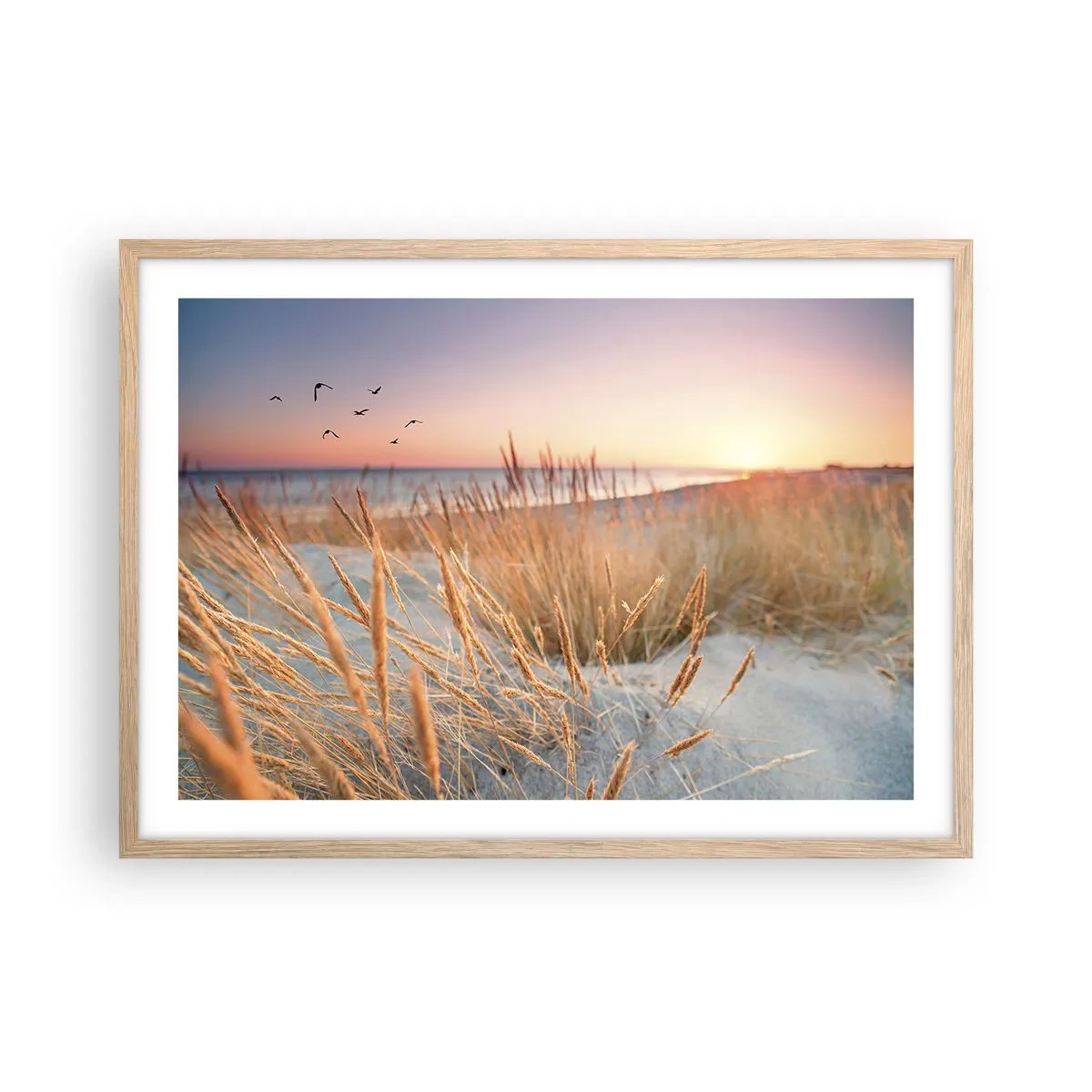 Affiche dans un chêne clair - Poster - Berceuse baltique - 70x50 cm