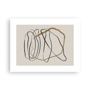 Affiche - Poster - Composition – danse en boucle - 40x30 cm