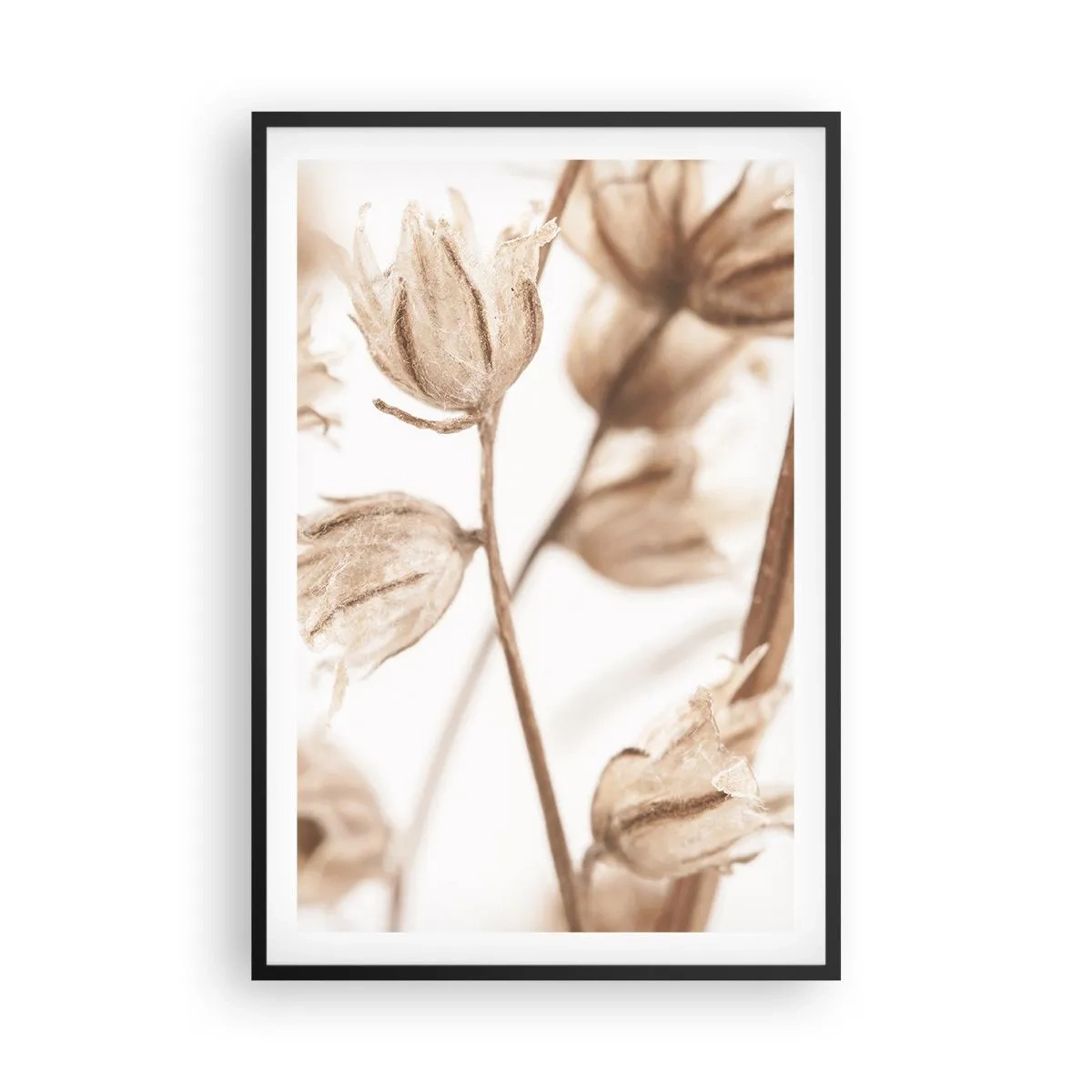 Affiche dans un cadre noir - Poster - Ils appellent à la fin de l'été - 61x91 cm