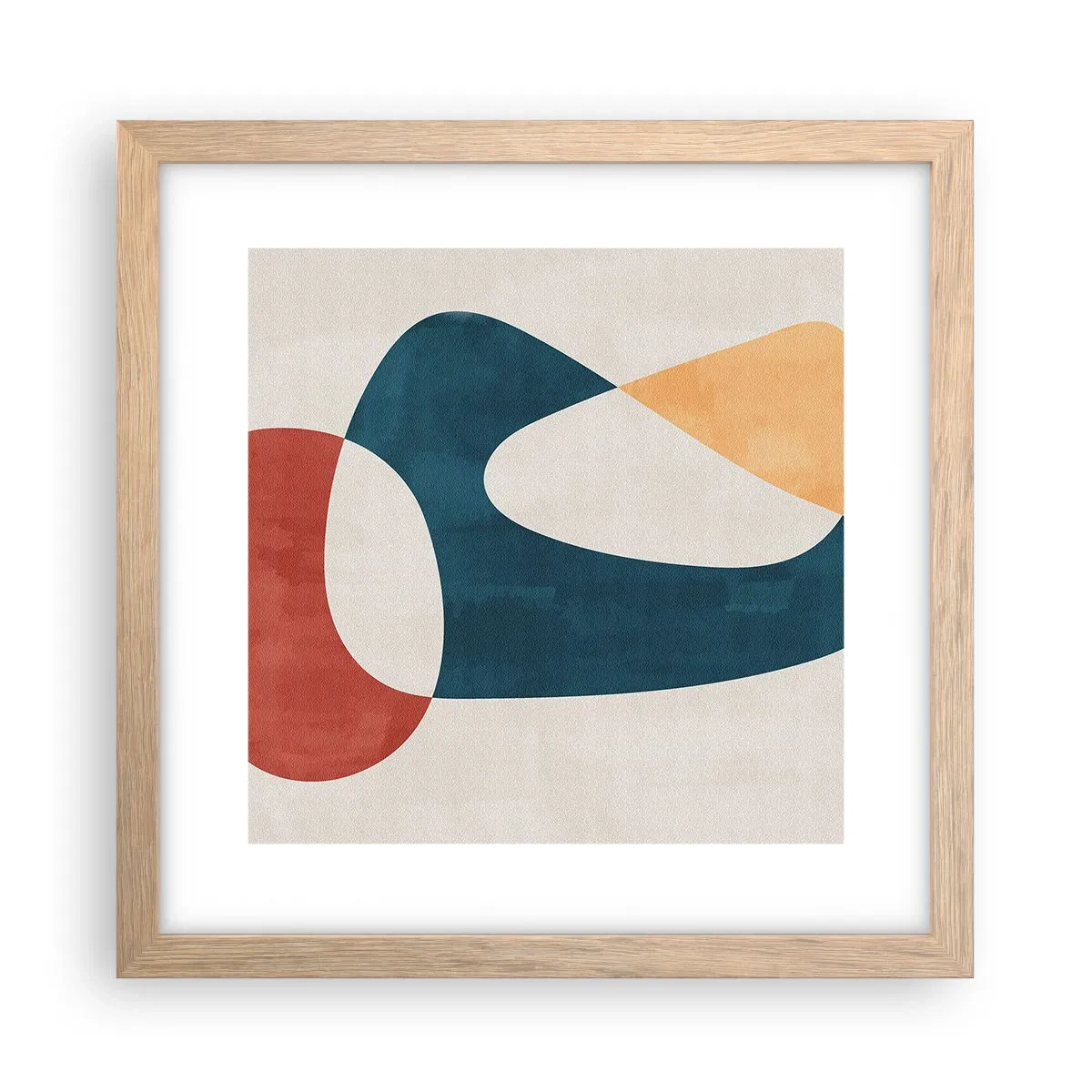 Affiche dans un chêne clair - Poster - Influences et métamorphoses - 30x30 cm