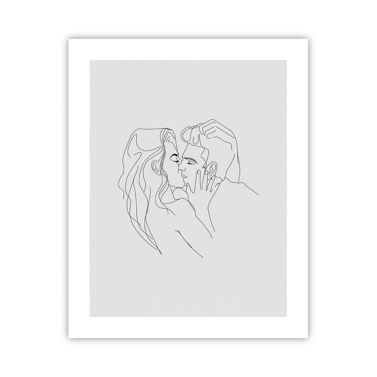 Affiche - Poster - La même ligne - 40x50 cm