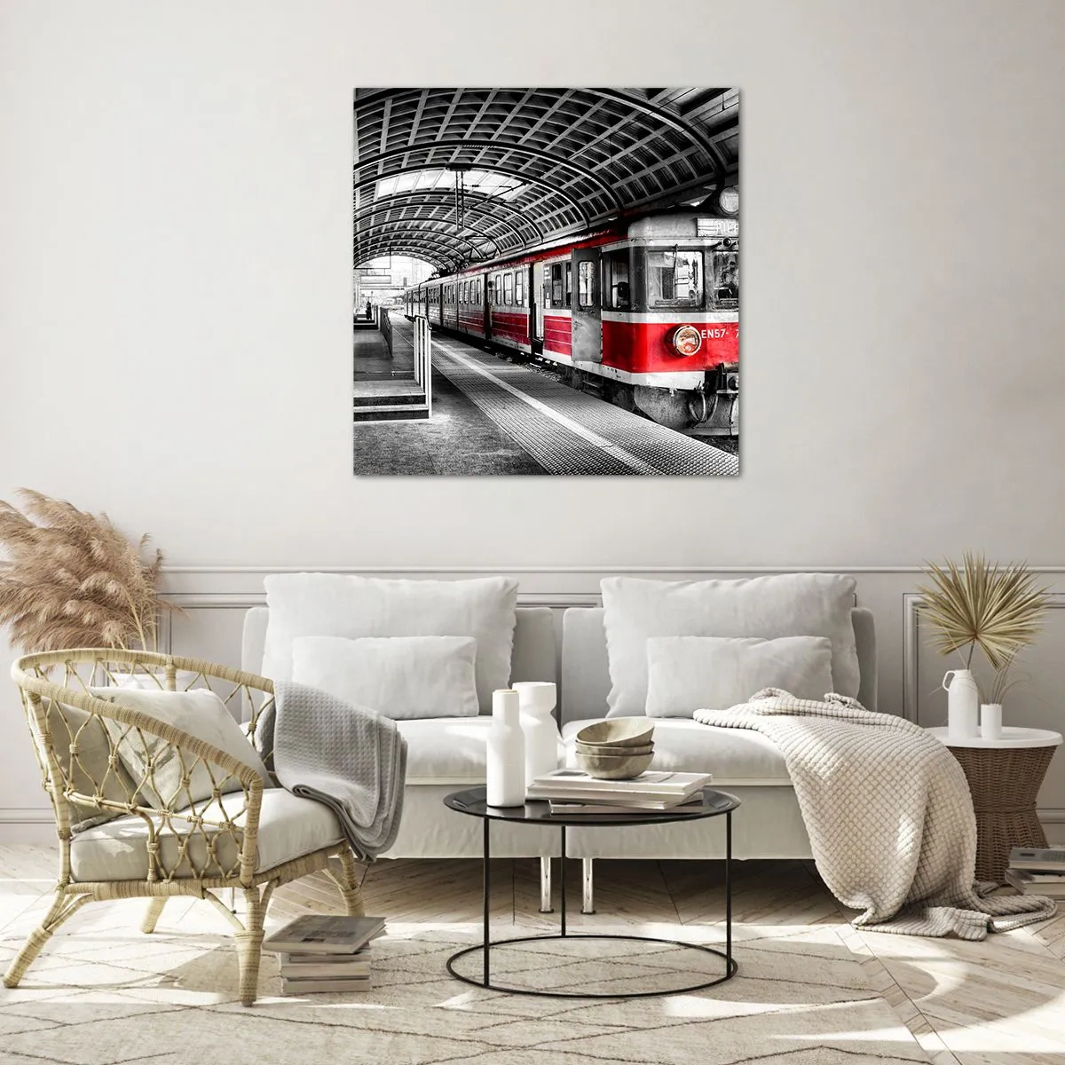 Impression sur verre - Image sur verre - C'est peut-être le voyage de votre vie ? - 70x70 cm