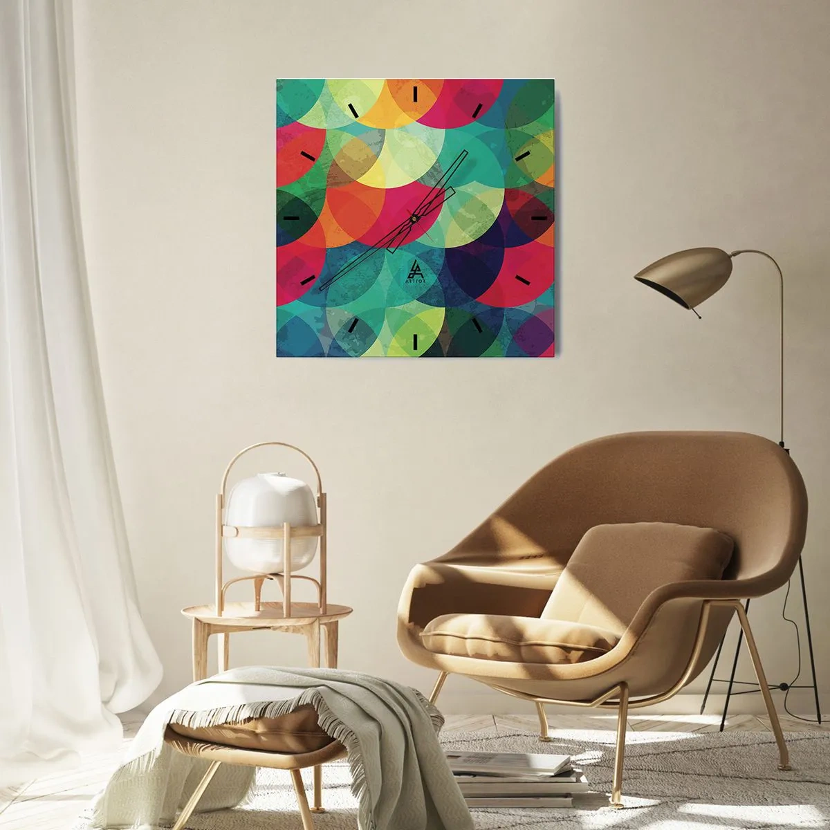 Horloge murale - Pendule murale - Ascension - 30x30 cm