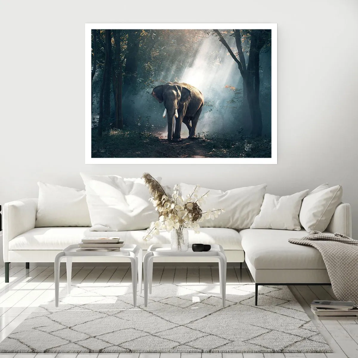 Affiche - Poster - Une balade tranquille - 50x40 cm