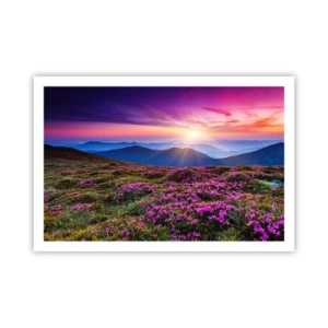 Affiche - Poster - Les herbes sentaient les grappes fraîches de la récolte - 91x61 cm