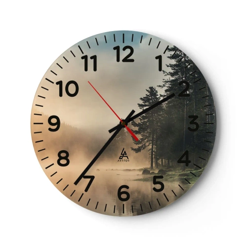 Horloge murale - Pendule murale - Naissance du jour - 40x40 cm