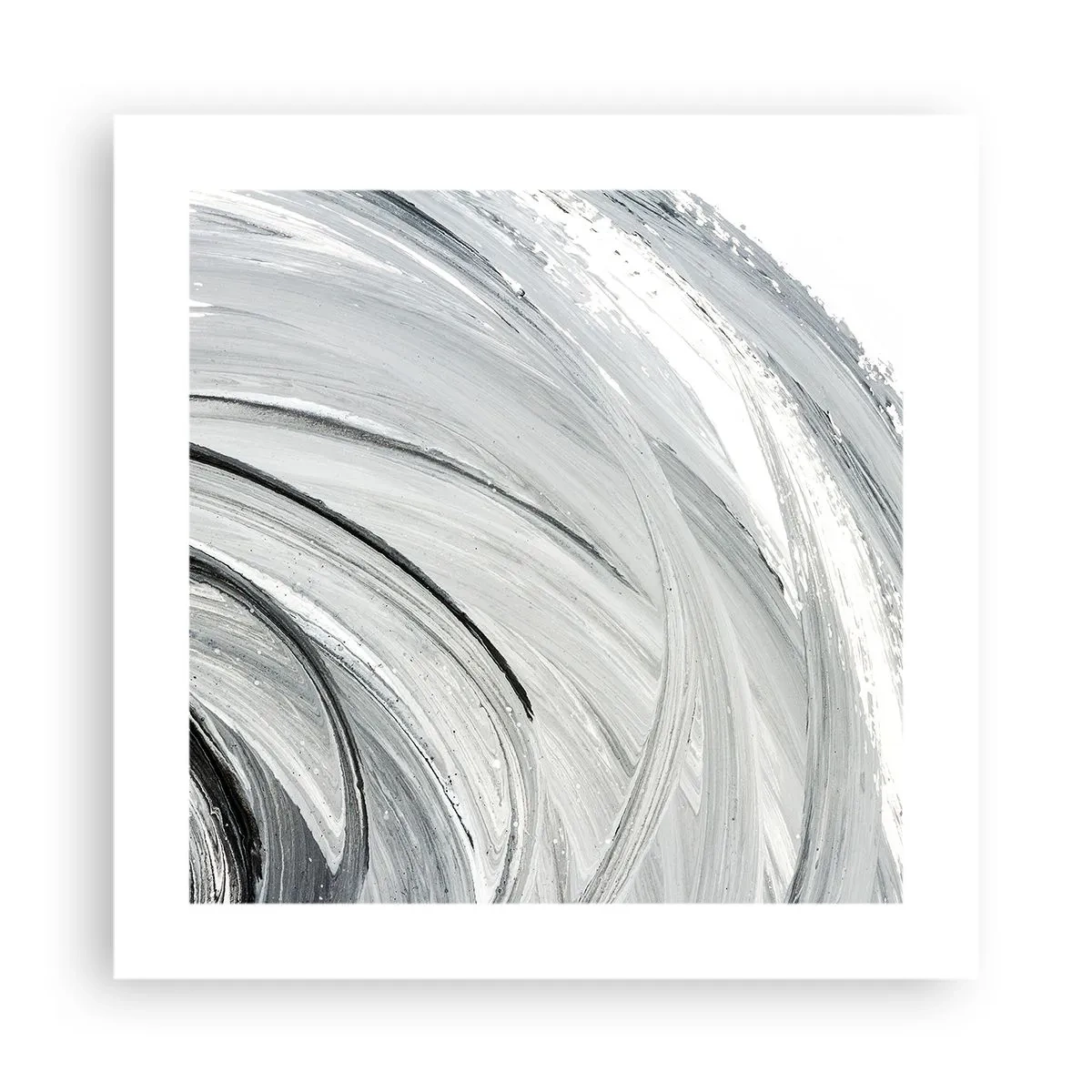 Affiche - Poster - Composition orbitale - 40x40 cm