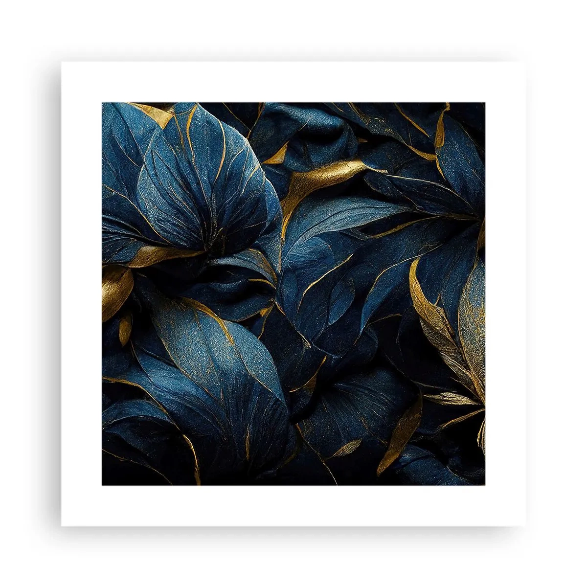 Affiche - Poster - Des dessous dorés - 40x40 cm