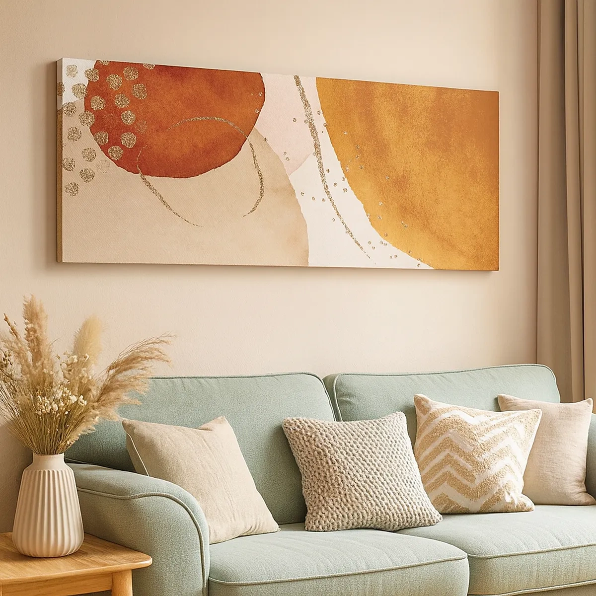 Impression sur toile - Image sur toile - Rondeur et mouvement - 30x30 cm