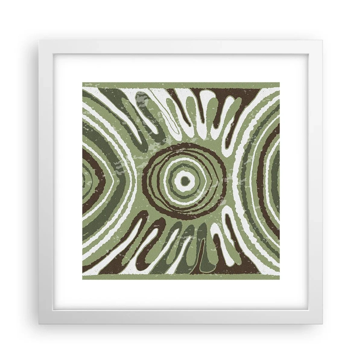 Affiche dans un cadre blanc - Poster - Une explosion d'émotions - 30x30 cm