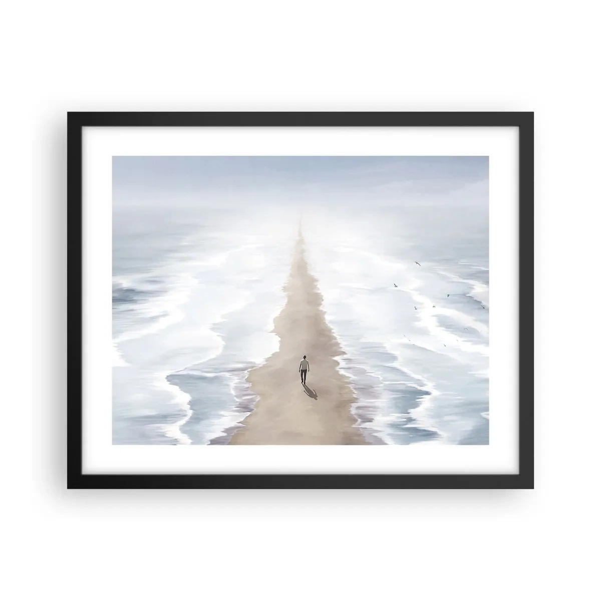 Affiche dans un cadre noir - Poster - Un brillant avenir - 50x40 cm